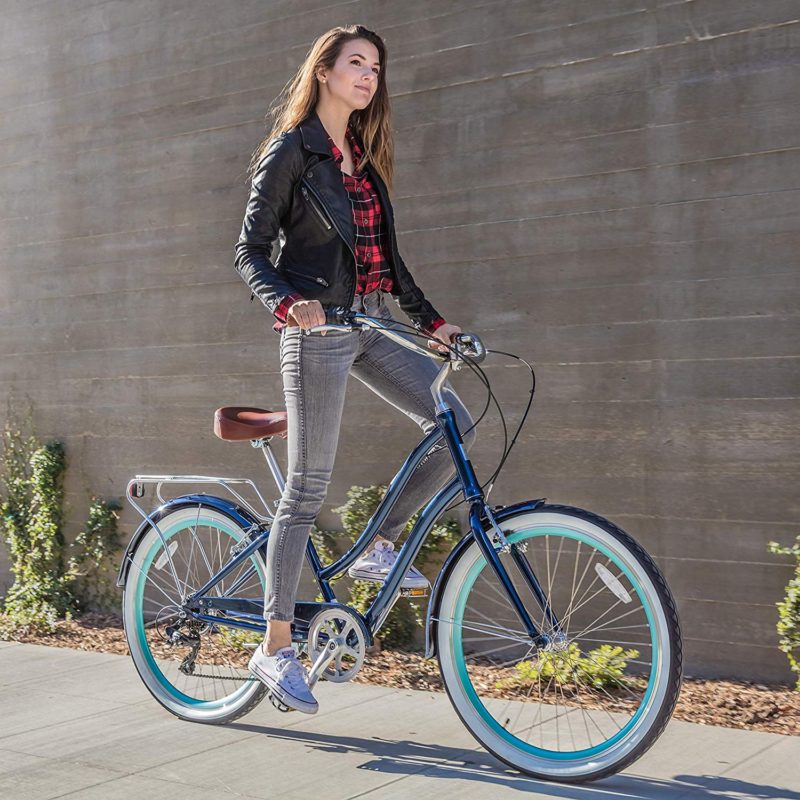 Sixthreezero EVRYjourney Women's Step-Though Hybrid Cruiser Bicycle