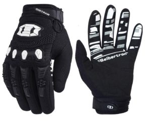 Seibertron Dirtpaw Unisex BMX MX ATV MTB Racing Mountain Bike Black gloves