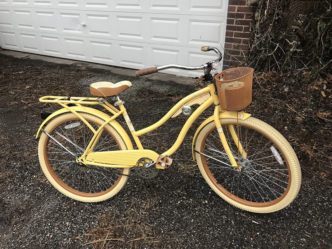 26-inches Huffy Nel Lusso Women Cruiser Bike (Butter Yellow)