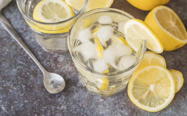 Lemon Peel + Water