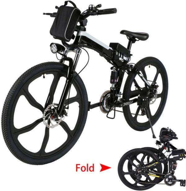 Aceshin 26'' Folding Electric Mountain Bike