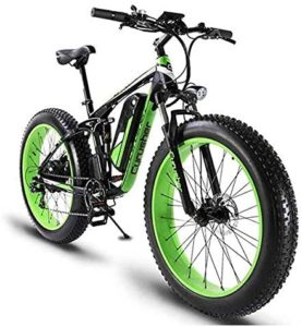 Cyrusher XF800-750W 48V Electric Fat tire Bike Snow Bike Full Suspension Hydraulic Brakes