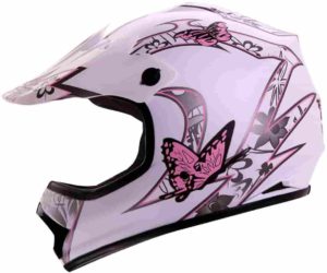 IV2 Youth - Kid Size White Pink Butterfly
