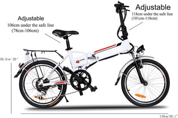 20 Folding Electric Bike-size