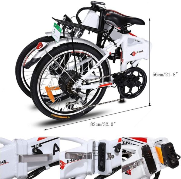 Aceshin 20 Folding Electric Bike-folding