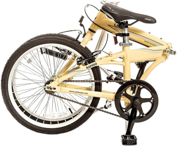 Bike USA Ubike Rapido Single Speed Folding Bicycle-folding