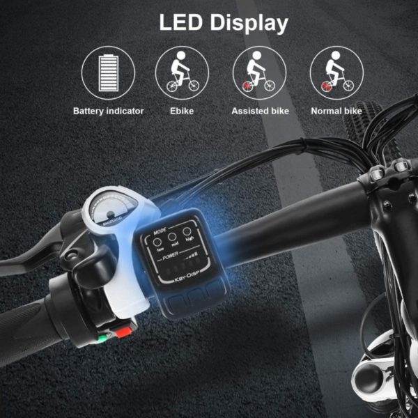 Electric Mountain Bike-LED