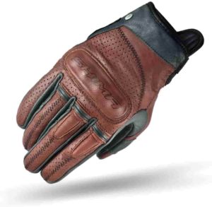 SHIMA Caliber Mens Vintage Leather Motorcycle Gloves