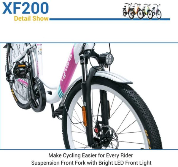 Cyrusher XF200 City Electric Bike-LED