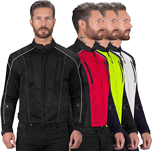 Viking Cycle Textile Warlock Mesh Motorcycle Jacket for Men 