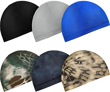 Boao 6 Pieces Cycling Skull Caps