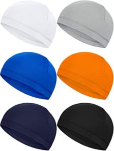 Boao 6 Pieces Helmet Liner Skull Caps