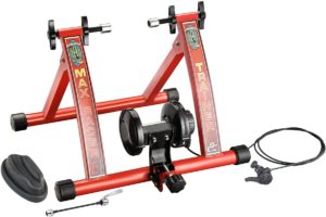 RAD Cycle Products Max Racer 7 Levels of with Smooth Magnetic Resistance Bicycle Trainer
