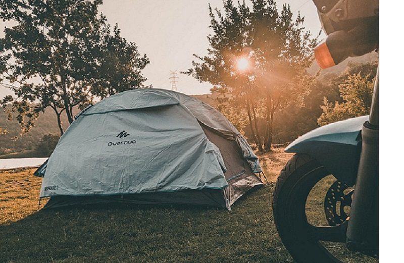 motorcycle camping gear