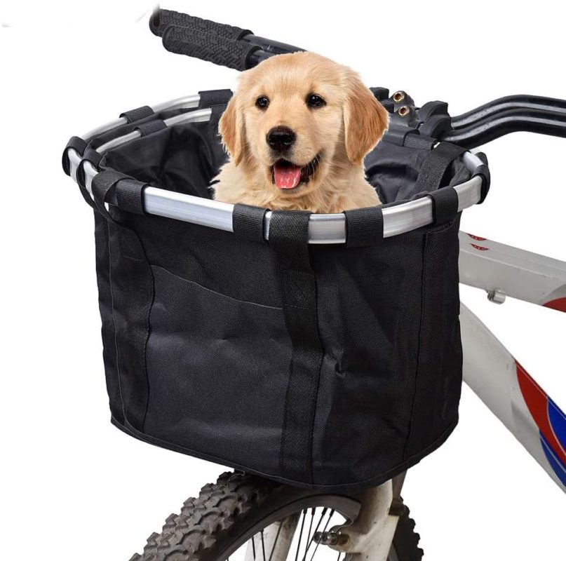 Hamiledyi Dogs Carrier Bike Basket