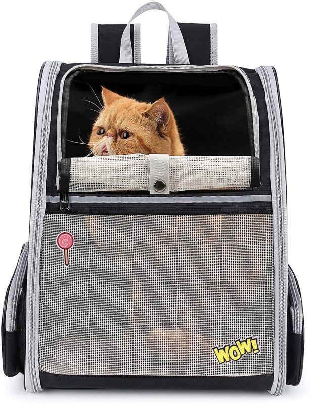 Lollimeow Pet Carrier Backpack for Dogs and Cats