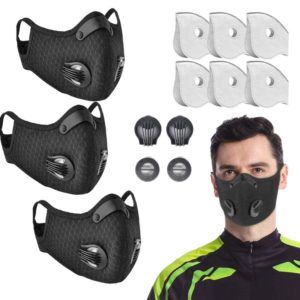 3 Pack Dust Mask by undwider, Prevent Saliva Safety Dust Mask