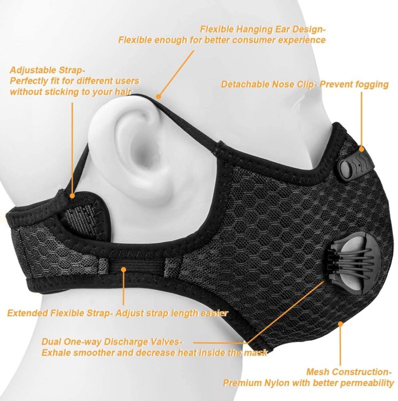 Attachment Best Cycling Mask with Filter