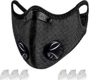Dust Mask Sports Face Cover Mask with 6 Filters