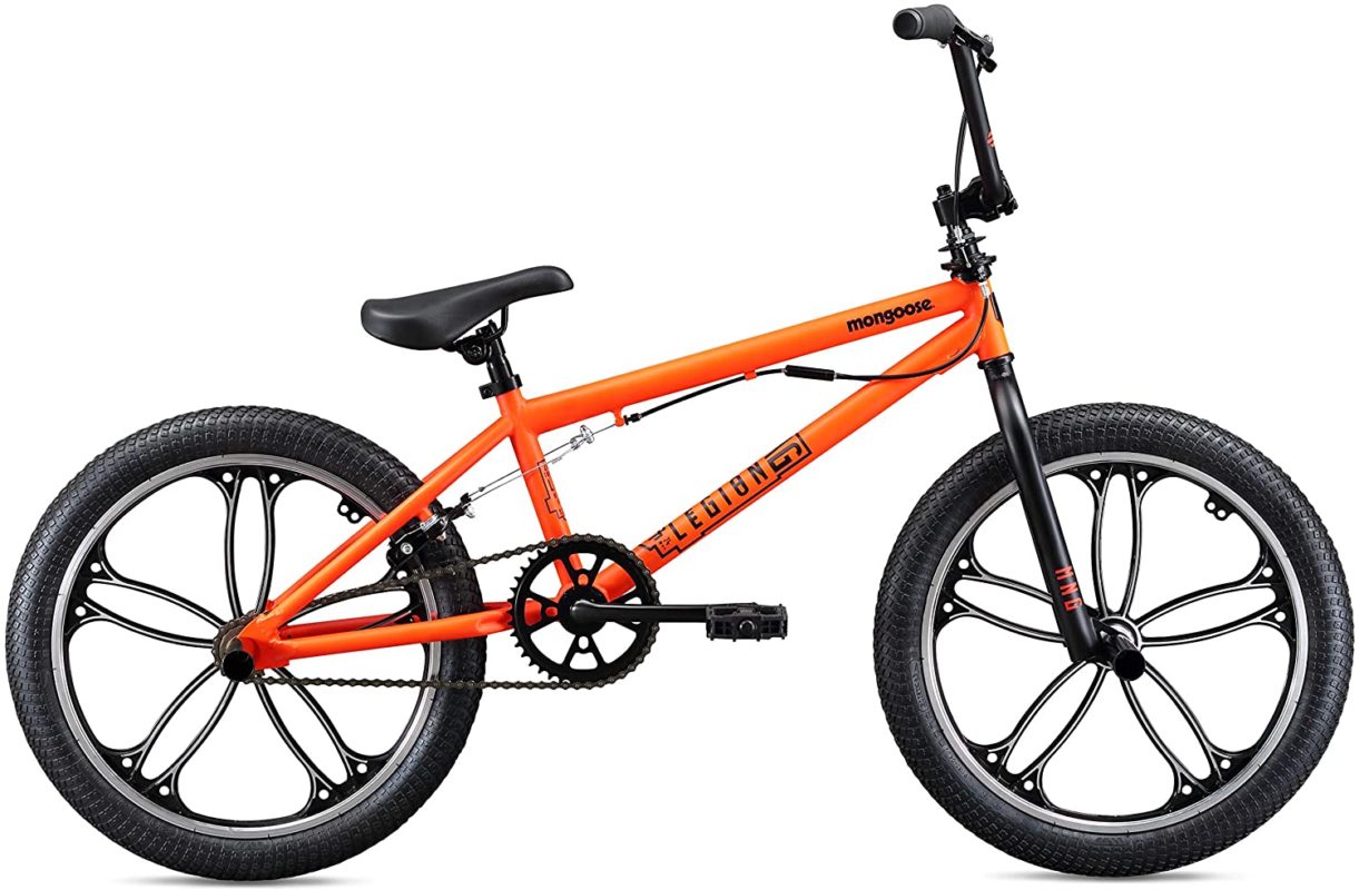 Mongoose Legion Freestyle Sidewalk BMX Bike for-Kids, -Children and Beginner
