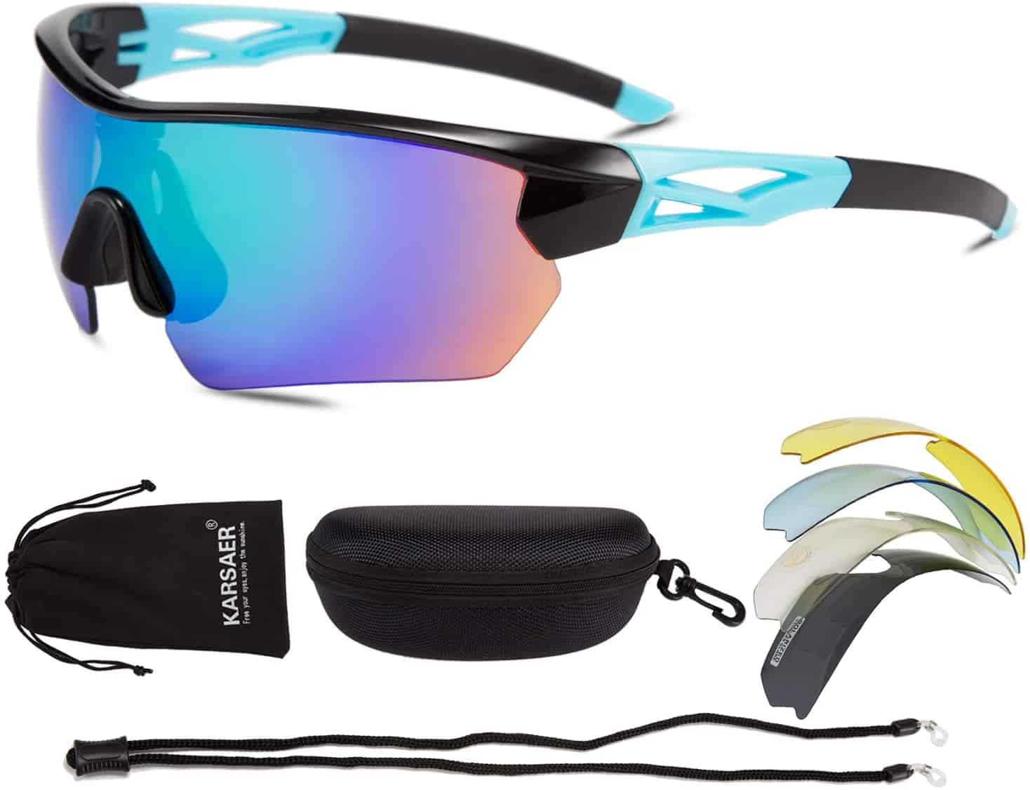 Karsaer Polarized Sports Sunglasses Cycling Sun Glasses