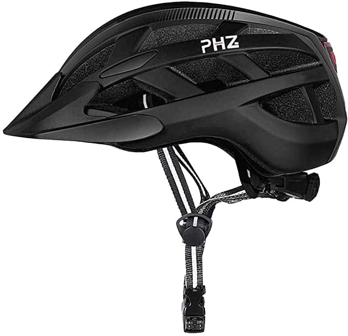 PHZ. Adult Bike Helmet Men's Women's Rear Light