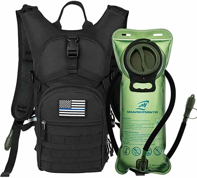 SHARKMOUTH Tactical MOLLE Hydration Backpack