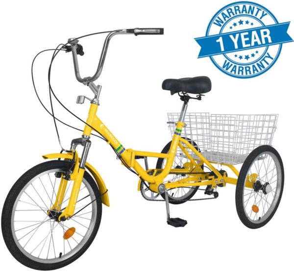 Slsy Adult Folding Tricycles warranty