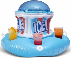 Icee Floating Cooler Float with Zippered Compartment For Ice