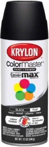 Krylon ColorMaster Paint + Primer, Flat Black