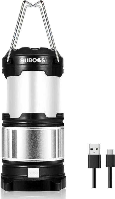 SUBOOS LED Camping Lantern Rechargeable