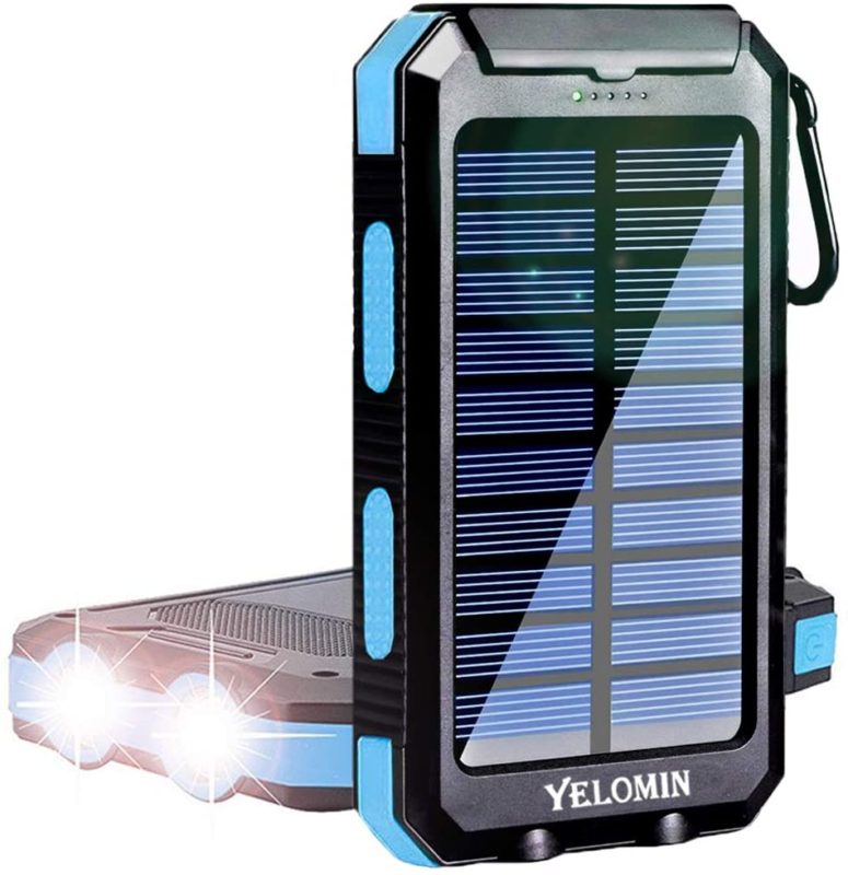 Solar Power Bank,YELOMIN 20000mAh