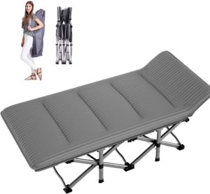 Lilypelle Folding Camping Cot With Carry Bag